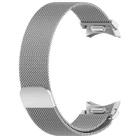 For Samsung Galaxy Watch FE 40mm Milan Magnetic Quick Release Stainless Steel Watch Band(Silver) - 3