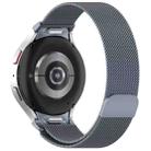 For Samsung Galaxy Watch FE Milan Magnetic Quick Release Stainless Steel Watch Band(Gray) - 2