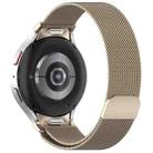 For Samsung Galaxy Watch FE Milan Magnetic Quick Release Stainless Steel Watch Band(Starlight) - 2