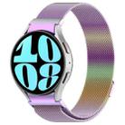 For Samsung Galaxy Watch FE Milan Magnetic Quick Release Stainless Steel Watch Band(Colorful) - 1