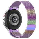 For Samsung Galaxy Watch FE Milan Magnetic Quick Release Stainless Steel Watch Band(Colorful) - 2