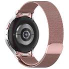 For Samsung Galaxy Watch FE Milan Magnetic Quick Release Stainless Steel Watch Band(Pink) - 2