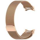 For Samsung Galaxy Watch FE Milan Magnetic Quick Release Stainless Steel Watch Band(Rose Gold) - 3