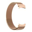 For Samsung Galaxy Watch  7 40 / 44mm Milan Magnetic Stainless Steel Watch Band(Rose Gold) - 3