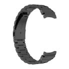 For Samsung Galaxy Watch FE Three Bead Stainless Steel Metal Watch Strap(Black) - 3