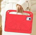 For iPad Pro 13 2024 Handle EVA Shockproof Tablet Case with Holder(Red) - 2