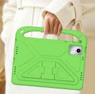 For iPad Pro 13 2024 Handle EVA Shockproof Tablet Case with Holder(Green) - 2