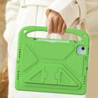 For iPad Air 11 / Pro 11 2024 Handle EVA Shockproof Tablet Case with Holder(Green) - 2