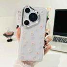 For Huawei Pura 70 Pro 3D Bow Pearl Love Flower TPU Phone Case(Butterfly Love Flower) - 2