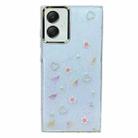 For Samsung Galaxy A05 Three-dimensional Bow Pearl Love Flower TPU  Phone Case(Butterfly Love Flowers) - 1