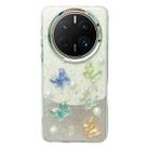 For Huawei Mate 50 Three-dimensional Colorful Crystal Butterfiy TPU Phone Case(Butterfly Pearl) - 1
