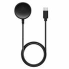 For Samsung Galaxy Watch 7 USB-C / Type-C Interface Smart Watch Magnetic Charging Cable(Black) - 1