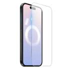 For iPhone 16 NORTHJO 2 in 1 TPU Phone Case Screen Protector Tempered Glass Film(Clear) - 3