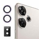 For Xiaomi Poco F6 ENKAY 9H Rear Lens Aluminium Alloy Tempered Glass Film(Purple) - 1