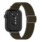 For Huawei Watch Fit 3 Ethnic Style Elastic Nylon Watch Band(Army Green) - 2