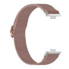 For Huawei Watch Fit 3 Ethnic Style Elastic Nylon Watch Band(Rose Pink) - 3