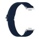 For Huawei Watch Fit 3 Ethnic Style Elastic Nylon Watch Band(Midnight Blue) - 3