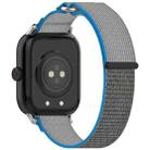 For vivo Watch GT Loop Nylon Hook and Loop Fastener Watch Band(Blue Gray) - 2