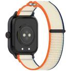 For vivo Watch GT Loop Nylon Hook and Loop Fastener Watch Band(Orange Beige) - 2