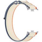 For vivo Watch GT Loop Nylon Hook and Loop Fastener Watch Band(Orange Beige) - 3