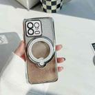 For Xiaomi Redmi K60 / K60 Pro Rotation MagSafe Holder Gradient Glitter TPU Phone Case(Gold) - 1