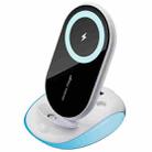 K18 Universal Desktop Stand 15W Wireless Fast Charging Phone Charger(White) - 1