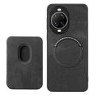 For Huawei nova 14 Pro Retro Leather Card Bag Magnetic Phone Case(Black) - 3
