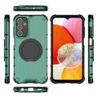 For Samsung Galaxy A14 5G / 4G Raster Airbag Anti-fall Rotating Bracket Phone Case(Green) - 1