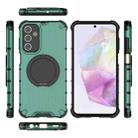 For Samsung Galaxy A35 5G Raster Airbag Anti-fall Rotating Bracket Phone Case(Green) - 1