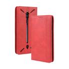 Magnetic Buckle Retro Crazy Horse Texture Horizontal Flip Leather Case for ZTE nubia Red Magic 3, with Holder & Card Slots & Photo Frame(Red) - 1