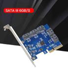 5 Port Non-RAID SATA III 6Gb/s PCIe x4 Controller Card - 2