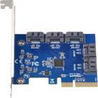 5 Port Non-RAID SATA III 6Gb/s PCIe x4 Controller Card - 3