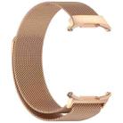 For Samsung Galaxy Watch 7 Ultra 47mm Milan Magnetic Metal Steel Watch Band(Rose Gold) - 3