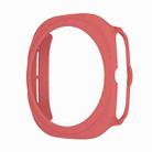 For Samsung Galaxy Watch Ultra 47mm Hollowed PC Watch Protective Case(Red) - 1