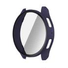 For Samsun Galaxy Watch 7 44mm PC + Tempered Film Integrated Watch Protective Case(Midnight blue) - 1