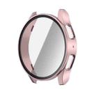 For Samsun Galaxy Watch 7 40mm PC + Tempered Film Integrated Watch Protective Case(Rose Gold) - 1