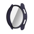 For Samsun Galaxy Watch 7 40mm PC + Tempered Film Integrated Watch Protective Case(Midnight blue) - 1