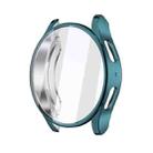 For Samsun Galaxy Watch 7 40mm Full Coverage TPU Electroplated Watch Protective Case(Cyan) - 1