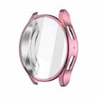 For Samsun Galaxy Watch 7 44mm Full Coverage TPU Electroplated Watch Protective Case(Pink) - 1