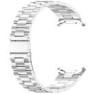 For Samsung Galaxy Watch 7 Ultra 47mm Three Beads Stainless Steel Metal Watch Band(Silver) - 3