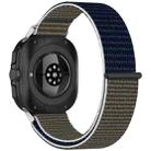 For Samsung Galaxy Watch 7 Ultra 47mm Loop Nylon Hook and Loop Fastener Watch Band(Gray Blue) - 2