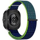 For Samsung Galaxy Watch 7 Ultra 47mm Loop Nylon Hook and Loop Fastener Watch Band(Lime) - 2