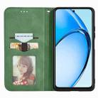 For OPPO A60 Retro Skin Feel Magnetic Flip Leather Phone Case(Green) - 3