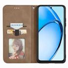 For OPPO A60 Retro Skin Feel Magnetic Flip Leather Phone Case(Brown) - 3
