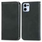 For OPPO Reno13 Retro Skin Feel Magnetic Flip Leather Phone Case(Black) - 2