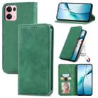 For OPPO Reno13 Pro Retro Skin Feel Magnetic Flip Leather Phone Case(Green) - 1