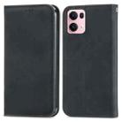 For OPPO Reno13 Pro Retro Skin Feel Magnetic Flip Leather Phone Case(Black) - 2
