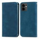 For OPPO Reno13 F Retro Skin Feel Magnetic Flip Leather Phone Case(Blue) - 2