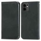 For OPPO Reno13 F Retro Skin Feel Magnetic Flip Leather Phone Case(Black) - 2
