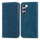 For vivo V40 SE Retro Skin Feel Magnetic Flip Leather Phone Case(Blue) - 2